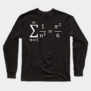 Sum Of Inverse Squared Numbers - Math And Algebra Basics Long Sleeve T-Shirt